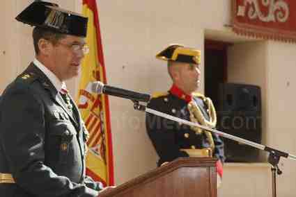 Ambrosio Martín se ha mostrado orgulloso de dirigir a la Guardia Civil melillense