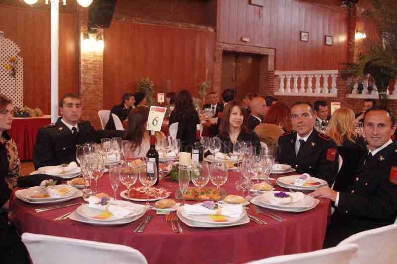 Comida de celebración de los bomberos de Melilla