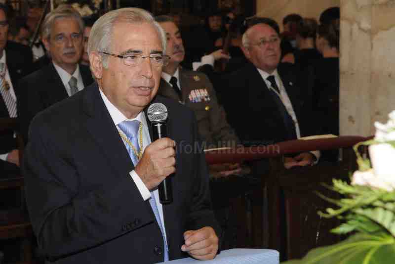 El presidente de Melilla pide a la Patrona que ilumine a los políticos para salir de la crisis