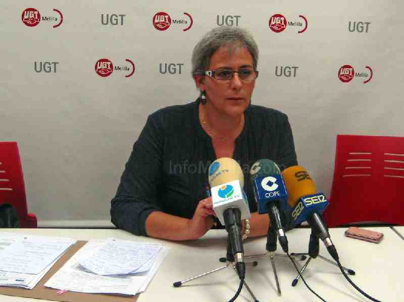 Rita Sánchez Martín, secretaria de formación de UGT Melilla