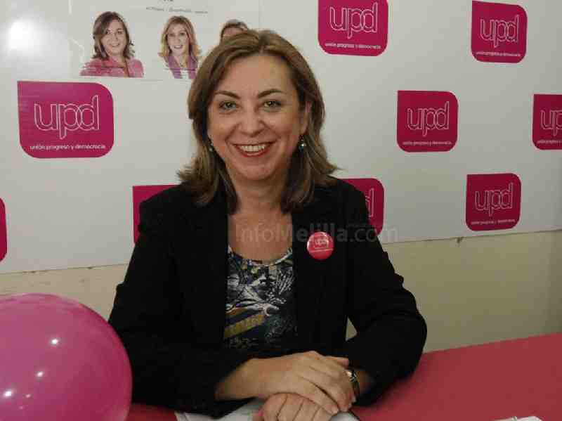 La candidata de UPyD al Congreso, Marisol Galán
