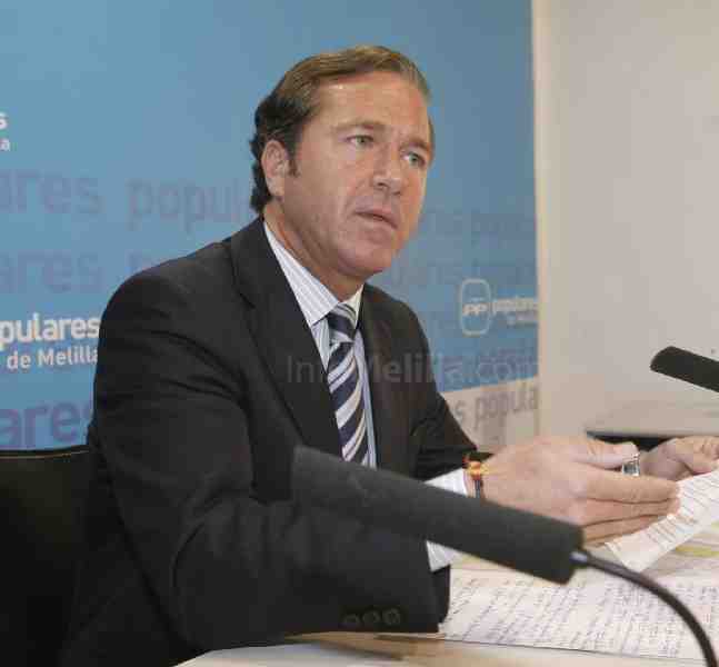 El secretario de Organización del PP de Melilla, Miguel Marín