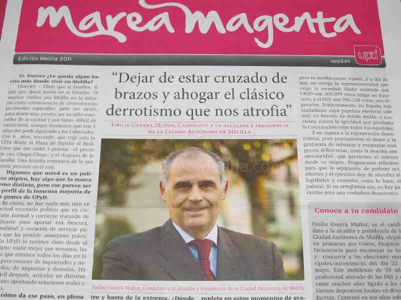 Portada del boletín informativo 'Marea Magenta'