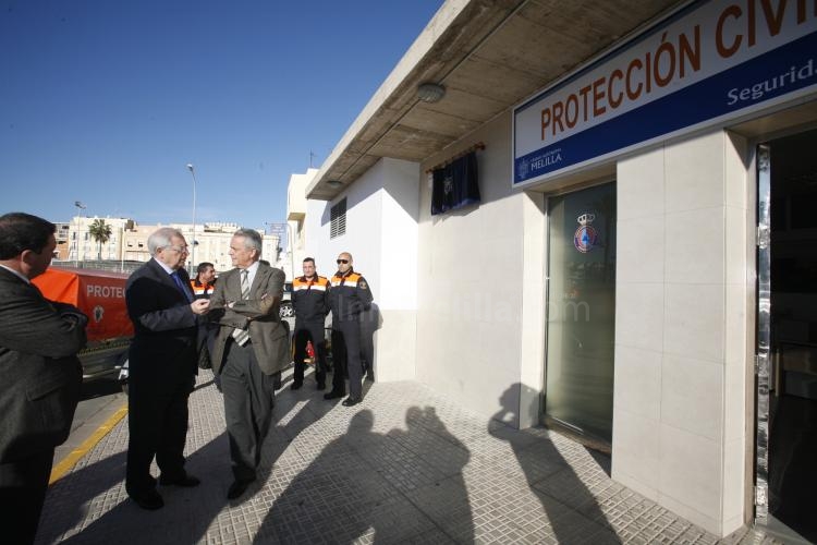 Seguridad Ciudadana inaugura la nueva caseta de Protección Civil, base del futuro grupo de voluntarios que pretente crear