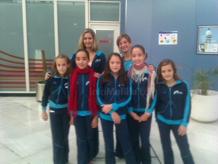 El equipo alevín melillense que participó este fin de semana en Dos Hermanas (Sevilla)