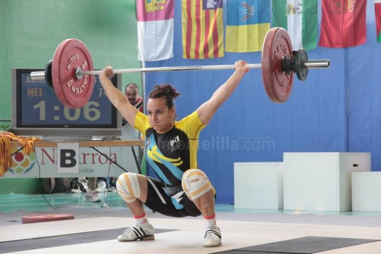 Halterofilia: las féminas melillenses lideran el Campeonato de Liga Nacional