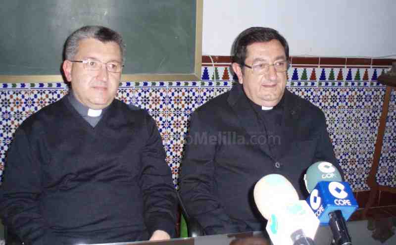 Serafín Corral y Roberto Rojo Aguado, vicario episcopal de Melilla