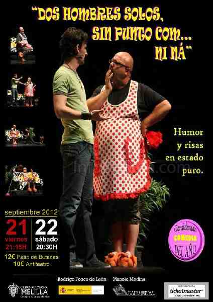 ‘Dos hombres solos sin punto com ni ná’, la primera obra de teatro de la temporada en el Kursaal
