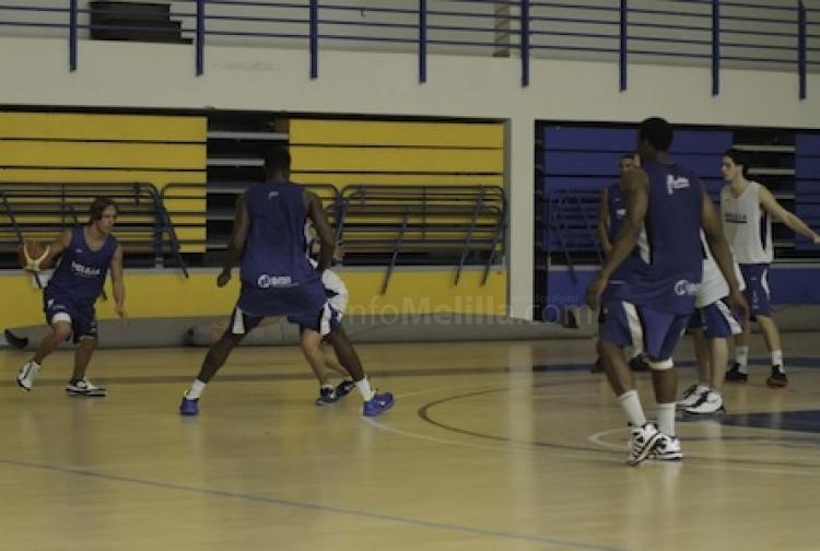 Un momento del entrenamiento