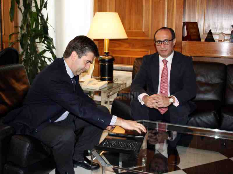 Ignacio Cosidó junto a El Barkani