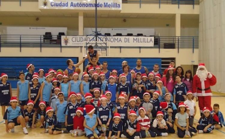 Escuela de iniciación al Baloncesto, una sensacional idea de la Federación Melillense