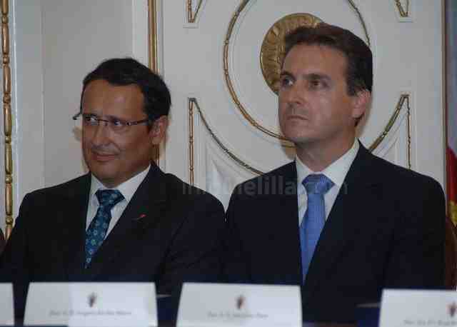 Los diputados socialistas, Dionisio Muñoz y Gregorio Escobar