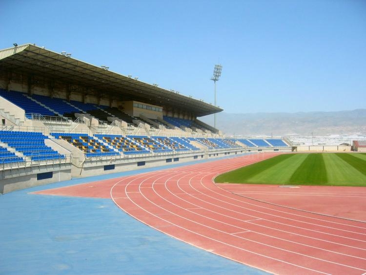 Este es el escenario del partido Roquetas-Melilla el "Antonio Peroles"