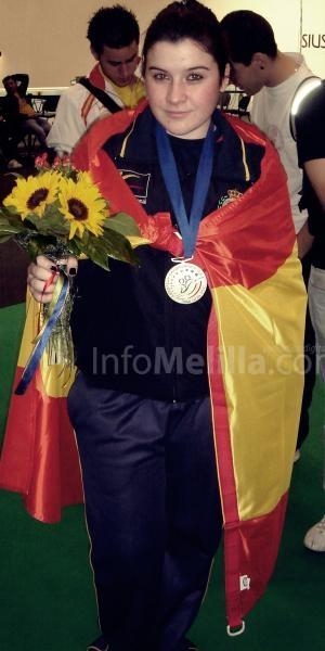 La tiradora melillense Cristina Muñoz