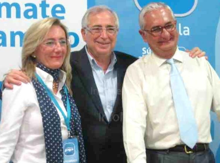María del Carmen Dueñas, Juan José Imbroda y Antonio Gutiérrez, parlamentarios por Melilla