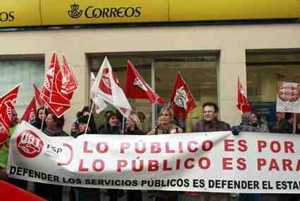 La concentración de FSP-UGT ha sido de 9 a 9.30 horas