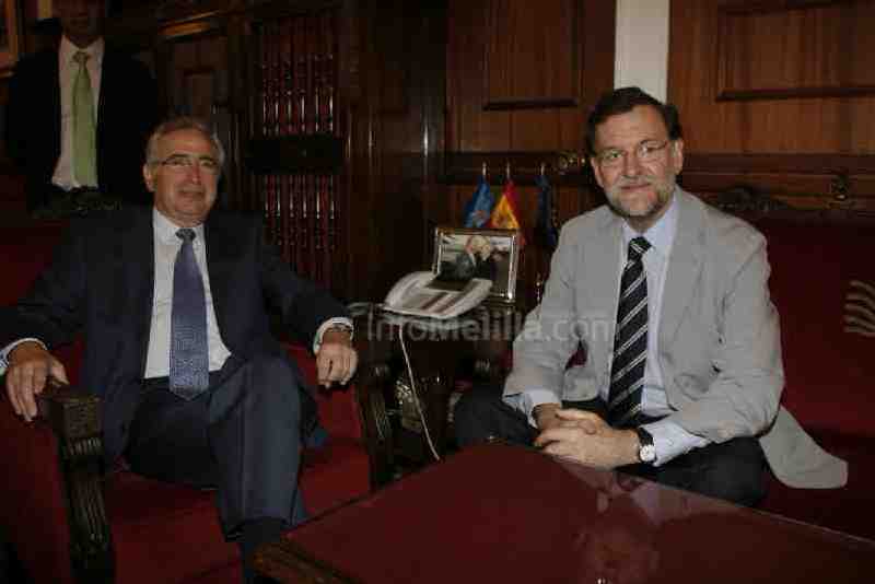 Imbroda y Rajoy en una reunión anterior celebrada en Melilla
