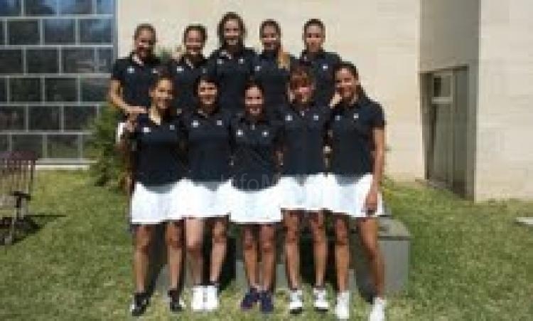 Equipo femenino de padel del RCM de Melilla