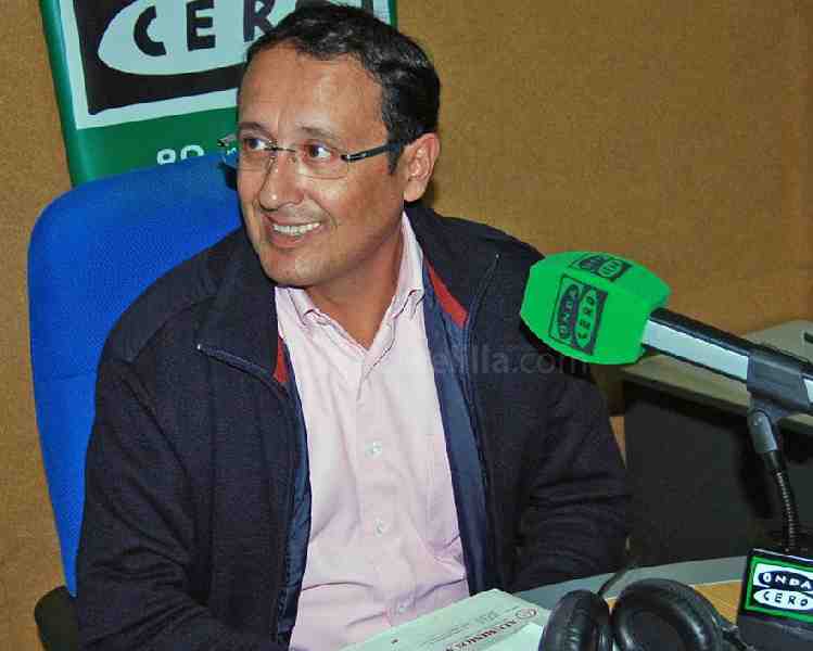 Dionisio Muñoz, durante la entrevista en Onda Cero