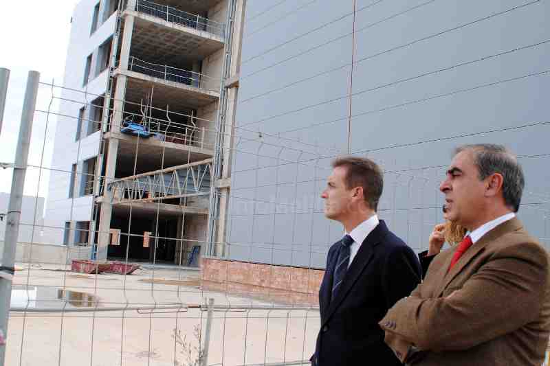 Martínez Olmos durante su última visita a Melilla