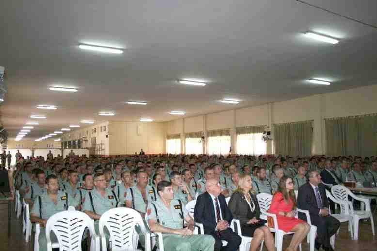 Brillante celebración del Sábado Legionario con intervención del teniente Grass Baeza sobre 'Afganistán'