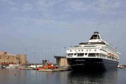El último crucero americano que hizo escala en la ciudad fue el 'Prinsendam'