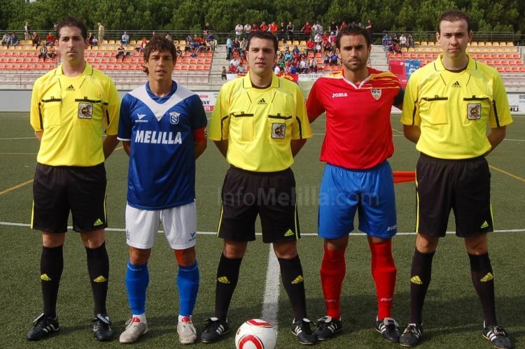Ejerciendo como capitán del conjuto melillense