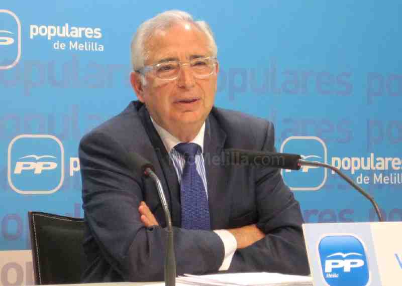 Juan José Imbroda, presidente del Gobierno de Melilla y del PP local