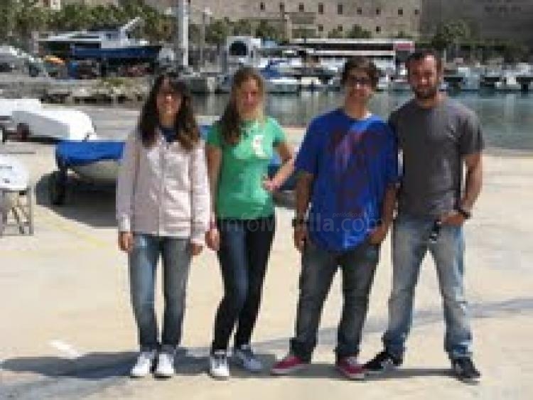 Vela: Tres melillenses participan en la Copa de España 2012 de la clase Láser
