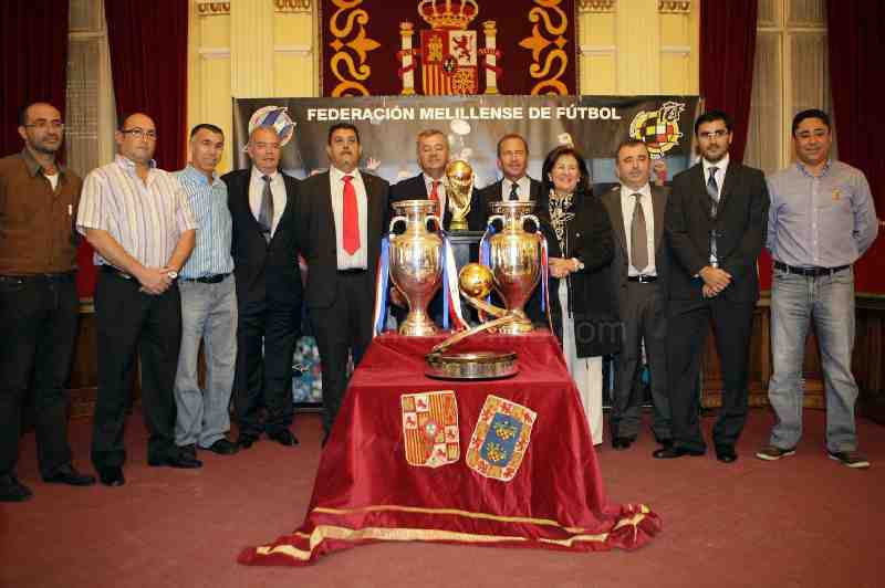 Los trofeos han llegado hoy a Melilla