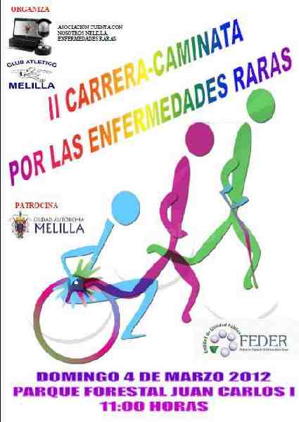 Carrera-caminata por las Enfermedades Raras en Melilla, el próximo domingo en el Parque Forestal