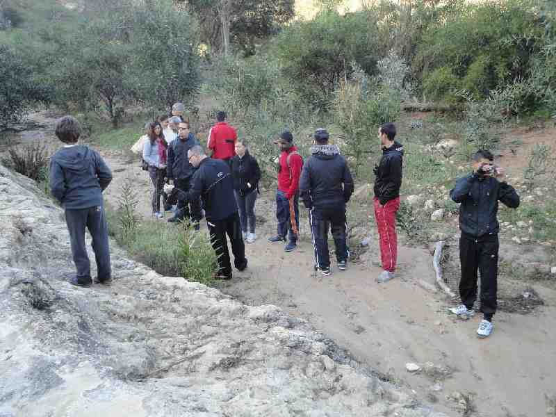Guelaya visita el Barranco del Nano junto a Proyecto Hombre y el colegio Huerta Salama