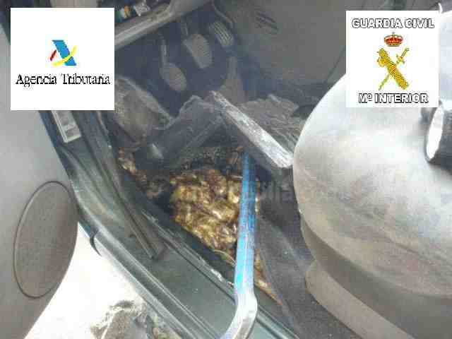 Cuatro detenidos y más de 40 kilos de droga incautados en las últimas actuaciones contra el tráfico de droga de la Guardia Civil