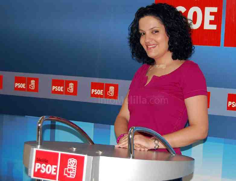 Nora Hammad, secretaria de Políticas Sociales del PSOE de Melilla