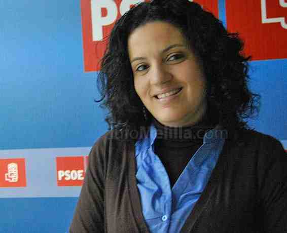 La secretaria de Políticas Sociales del PSOE local, Nora Hammad