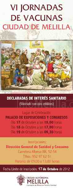Melilla celebra estas semanas las VI Jornadas de Vacunas, declaradas de interés sanitario