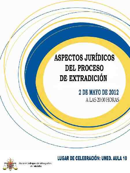 La UNED acoge esta tarde una conferencia sobre ‘Aspectos jurídicos del proceso de extradición’