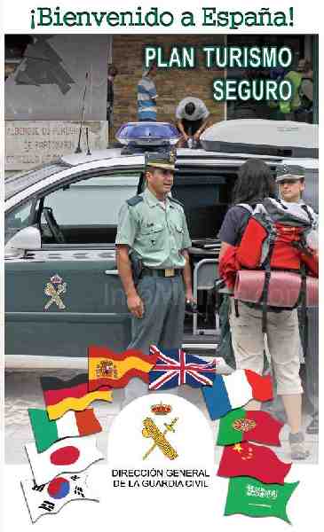La Guardia Civil facilita consejos para un 'Turismo Seguro' e incrementa sus servicios durante la OPE