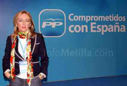 María del Carmen Dueñas es secretaria regional del PP de Melilla