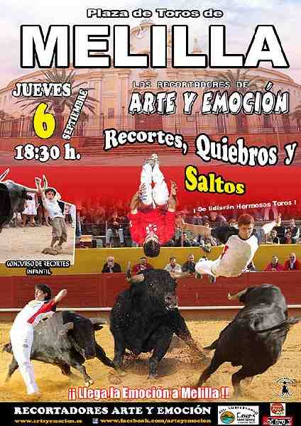 Espectáculo de recortadores, esta tarde a partir de las 18.30 horas en 'La Mezquita del Toreo'