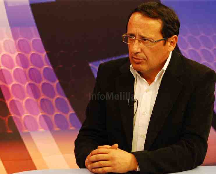Dionisio Muñoz, durante la entrevista en TVM