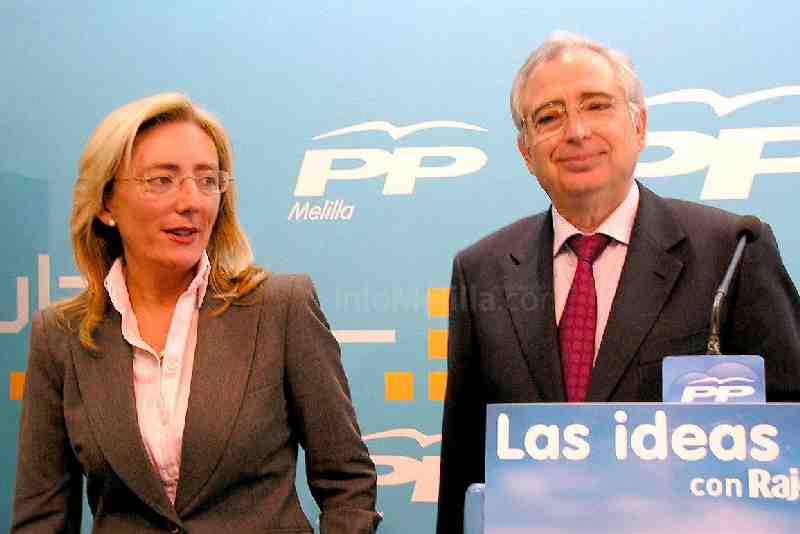 María del Carmen Dueñas y Juan José Imbroda, senadores por Melilla
