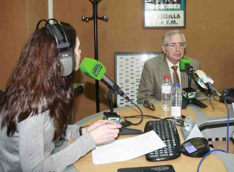 Juan José Imbroda durante una entrevista en Onda Cero