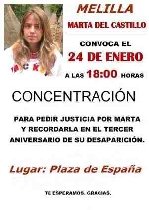 Melilla se moviliza en apoyo a la familia de Marta del Castillo