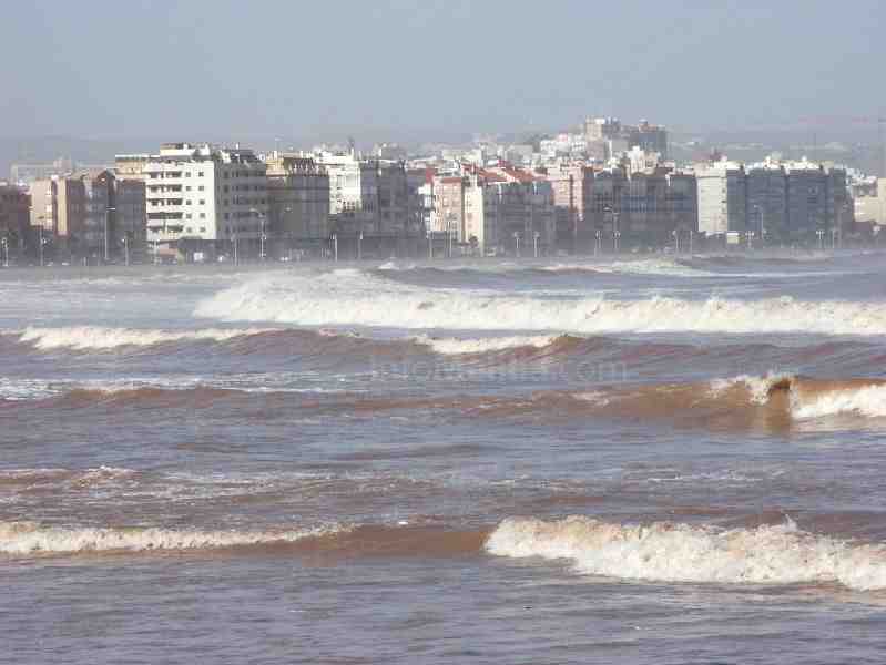 Decretada la alerta amarilla por fenómenos costeros en Melilla