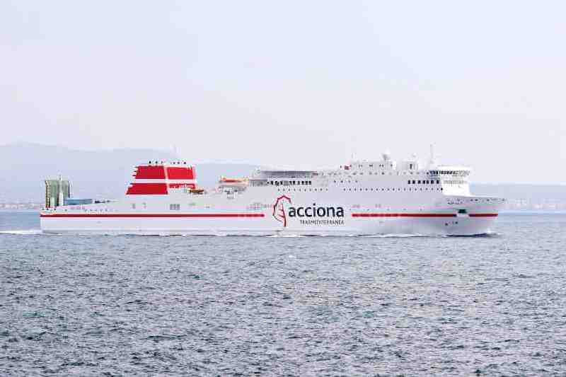 Trasmediterránea mantendrá el buque 'Murillo' en la línea Melilla-Almería, al menos, a corto plazo