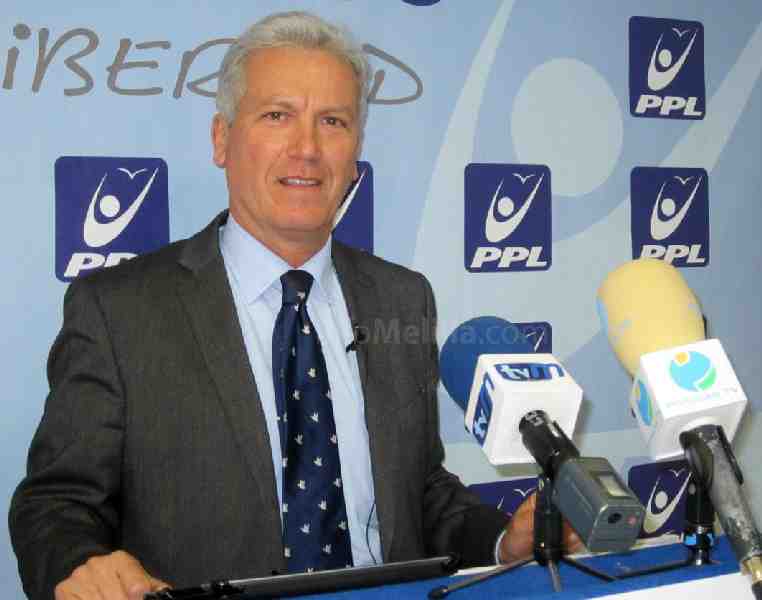 El portavoz de PPL en la Asamblea, Julio Liarte
