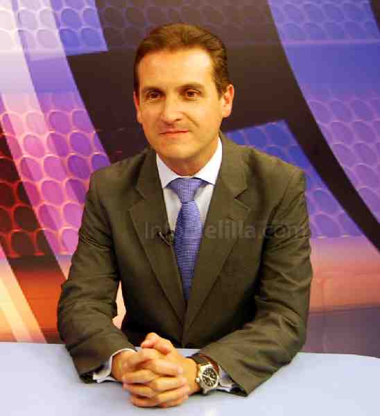 Escobar durante su entrevista en TVM