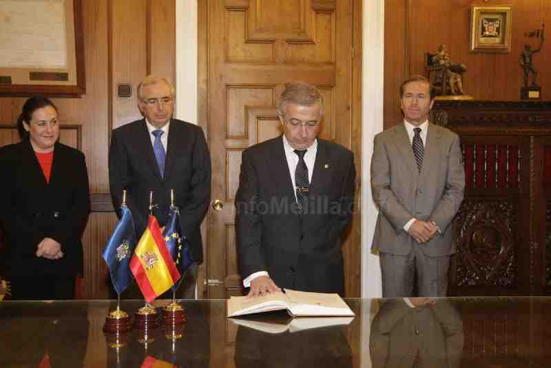 Durante la toma de posesión