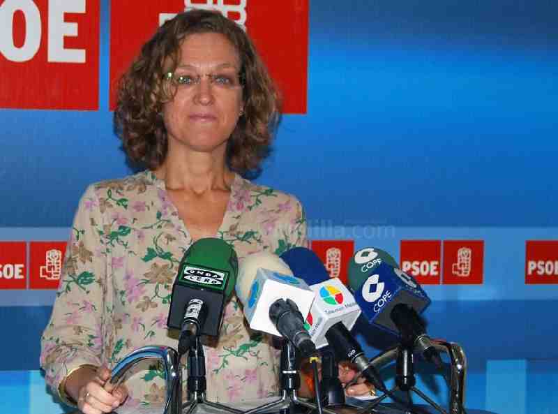 La vicesecretaria general del PSOE local, Gloria Rojas